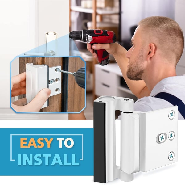 ⚡Protection Instantanée | Renfort de Porte Sécurisé🔧🚪