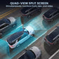 🔥🚗 SOLDE 2026 -50% ! Kit Caméra de Stationnement 360° Eagle Eye – 4 Caméras, Écran Quad, 1080P, Wi-Fi, Détection Choc, Aide au Stationnement 🛡️