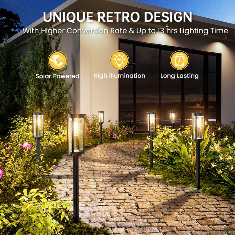 ✨NOUVEAUTÉ 2026✨💡Lampes solaires d'extérieur pour allée🔥