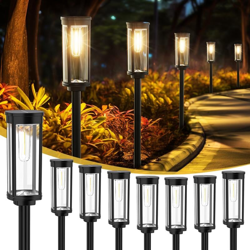✨NOUVEAUTÉ 2026✨💡Lampes solaires d'extérieur pour allée🔥