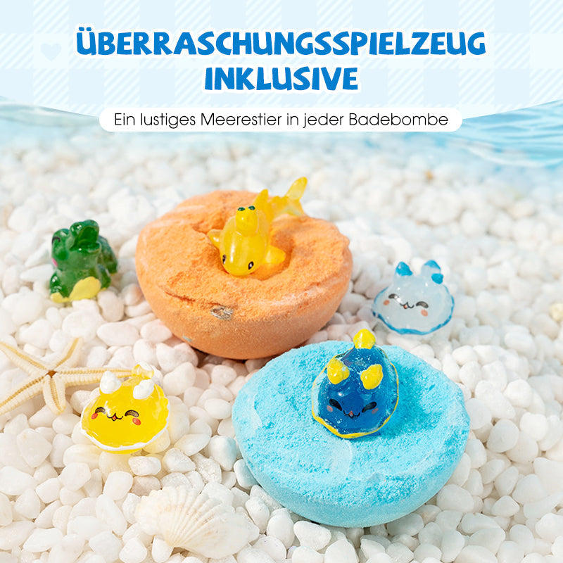 🛁 50 % DE RÉDUCTION | 🌊 Bombes de bain thème océan | 60 g x 12, pour un bain moussant et une idée cadeau amusante ✨