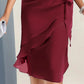 Robe Unie Élégante et Tendance