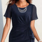 Robe Unie Élégante et Tendance
