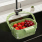 🧺 50% DE RÉDUCTION 🚰 Panier de crépine d'évier pliable suspendu – Filtration fine & vidage sans les mains – Multifonction, 2 coloris – idéal pour une cuisine maline ✨🌿