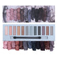 Palette d'Ombres à Paupières 12 Couleurs Vibrantes