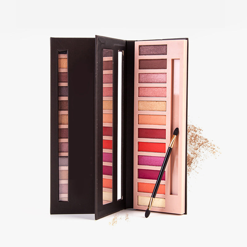 Palette d'Ombres à Paupières 12 Couleurs Vibrantes