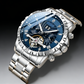 Montre squelette automatique pour homme