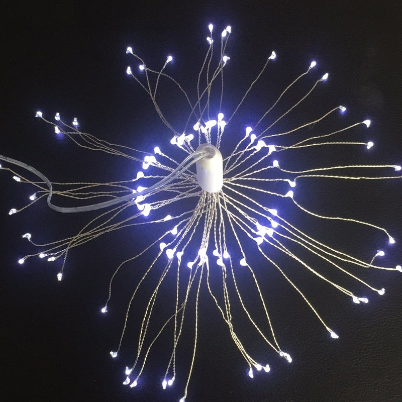 🎆50 % DE RÉDUCTION💡Guirlande lumineuse LED en fil de cuivre effet feux d'artifice – Fil de cuivre flexible, lumière chaude et éclairage décoratif pour vos fêtes✨