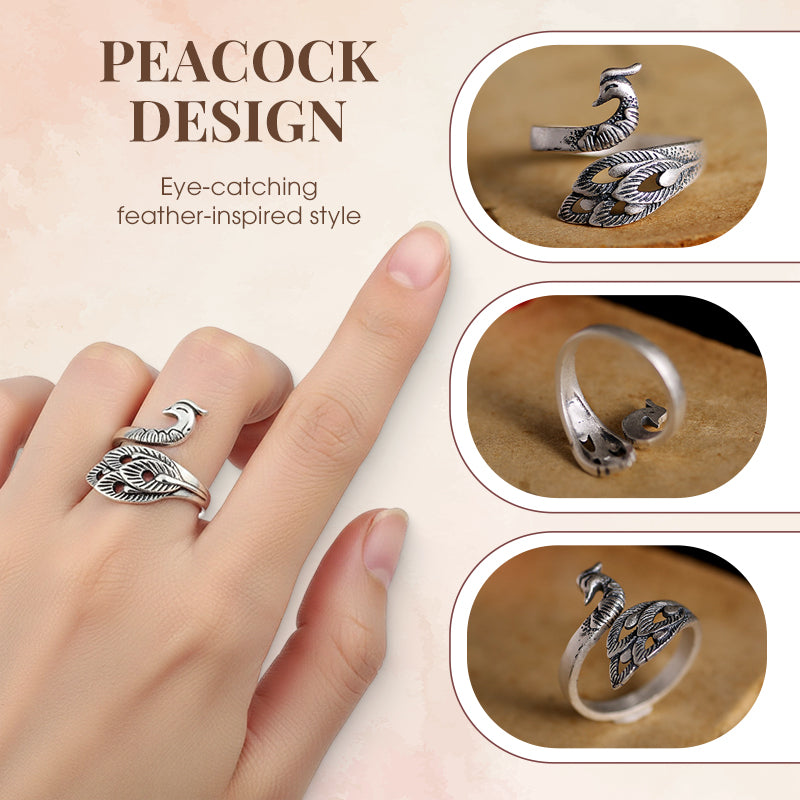 🔥 Meilleure Vente 2026 | Bague Paon Vintage✨