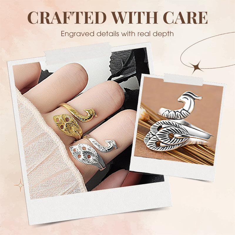 🔥 Meilleure Vente 2026 | Bague Paon Vintage✨