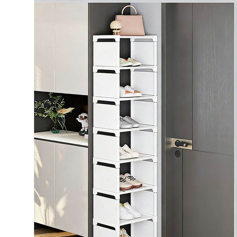 🎁Nouveauté -50%💥Porte-chaussures vertical pour entrée – Gain de place, cadre métallique robuste & montage facile 👟