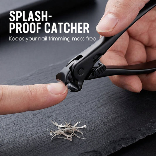 💘50% DE RÉDUCTION ✂️Coupe-ongles en acier inoxydable résistant aux éclaboussures – large ouverture et rangement sécurisé !