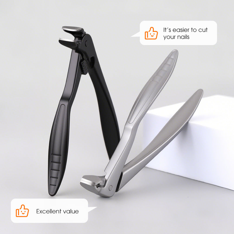 💘50% DE RÉDUCTION ✂️Coupe-ongles en acier inoxydable résistant aux éclaboussures – large ouverture et rangement sécurisé !