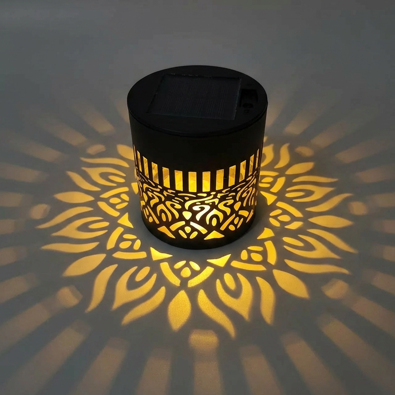 🌞 50 % DE RÉDUCTION MAINTENANT ! 🌀 Lampe solaire mandala – Projection de motifs époustouflants, design 2 en 1 pour sol et mur, étanche IP65, allumage/extinction automatique 🌿