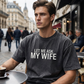 💎 50% DE RÉDUCTION ! 💎 T-shirt Homme « Laisse-moi demander à ma femme » – Humour Marié, Coton Doux & Coupe Athlétique 👕❤️