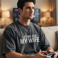💎 50% DE RÉDUCTION ! 💎 T-shirt Homme « Laisse-moi demander à ma femme » – Humour Marié, Coton Doux & Coupe Athlétique 👕❤️