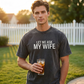 💎 50% DE RÉDUCTION ! 💎 T-shirt Homme « Laisse-moi demander à ma femme » – Humour Marié, Coton Doux & Coupe Athlétique 👕❤️