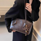 Sac d’épaule vintage en cuir PU pour femme