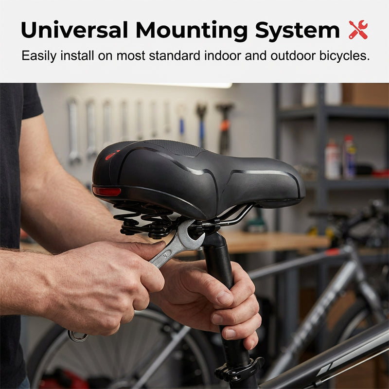Selle de Vélo Ergonomique et Respirante avec Mousse à Mémoire de Forme
