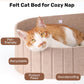 Lit pour Chat Multifonction en Feutre avec Tapis Griffoir