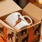 Mug en céramique singe amusant – Cadeau humoristique