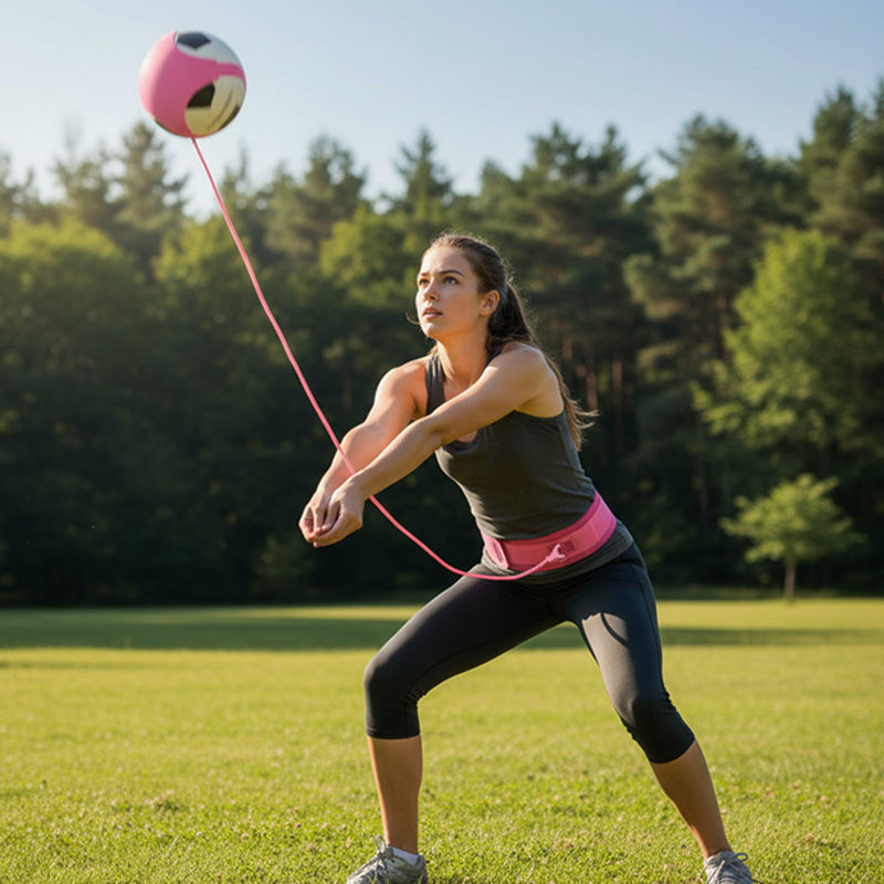 🏐 -50 % ! ✨ Aide à l'entraînement de volleyball avec cordon élastique – Pratiquez les services et les attaques seul à la maison