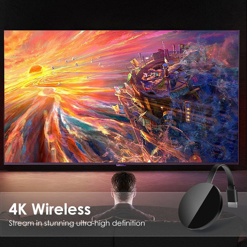Dongle d’affichage HDMI sans fil 4K