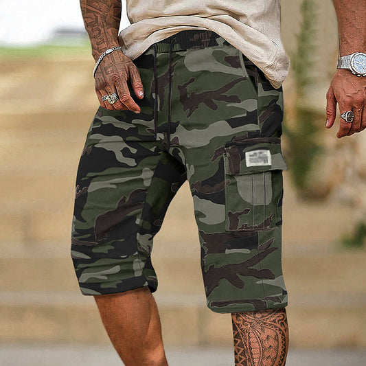 Short cargo camouflage pour homme
