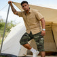 Short cargo camouflage pour homme