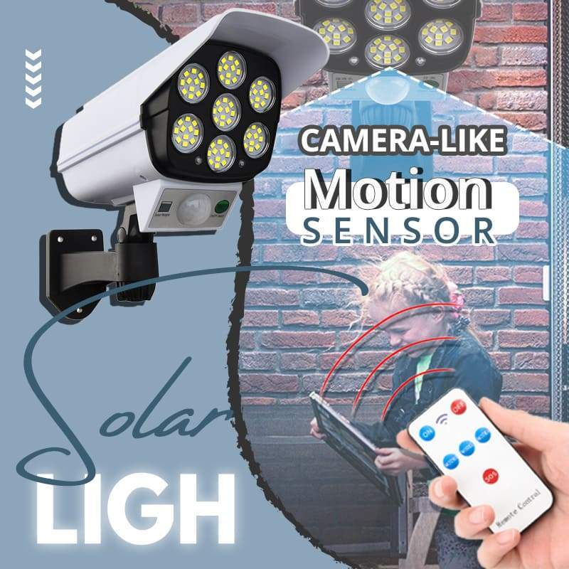 Lampe solaire avec détecteur de movement de type caméra