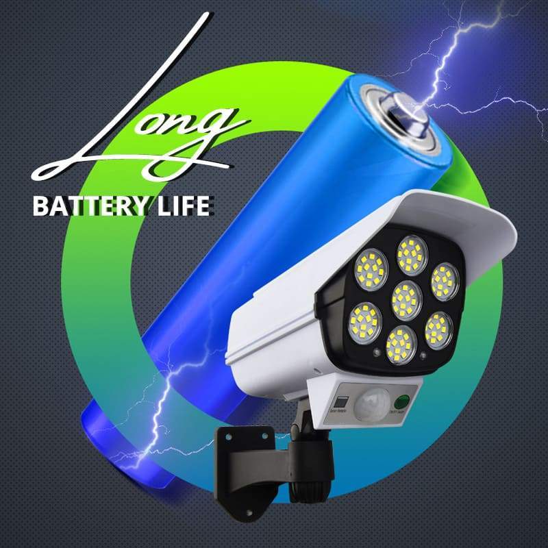 Lampe solaire avec détecteur de movement de type caméra