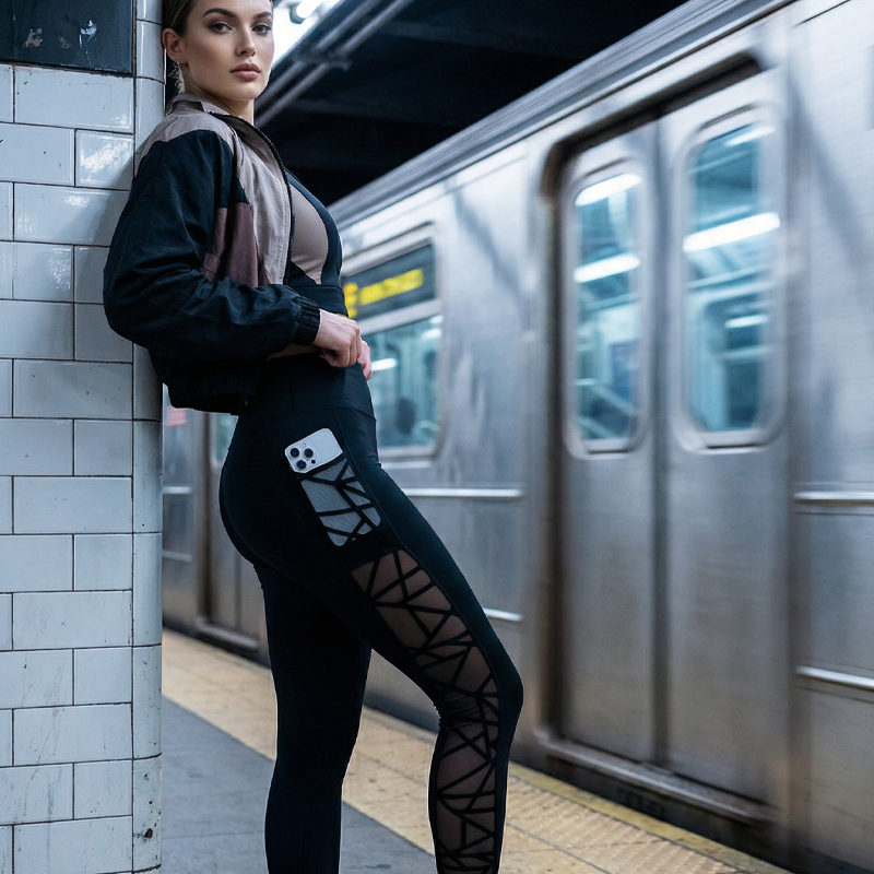 💐50% DE RÉDUCTION🌟Pantalon Taille Haute Femme – Sport & Quotidien avec Poches👖