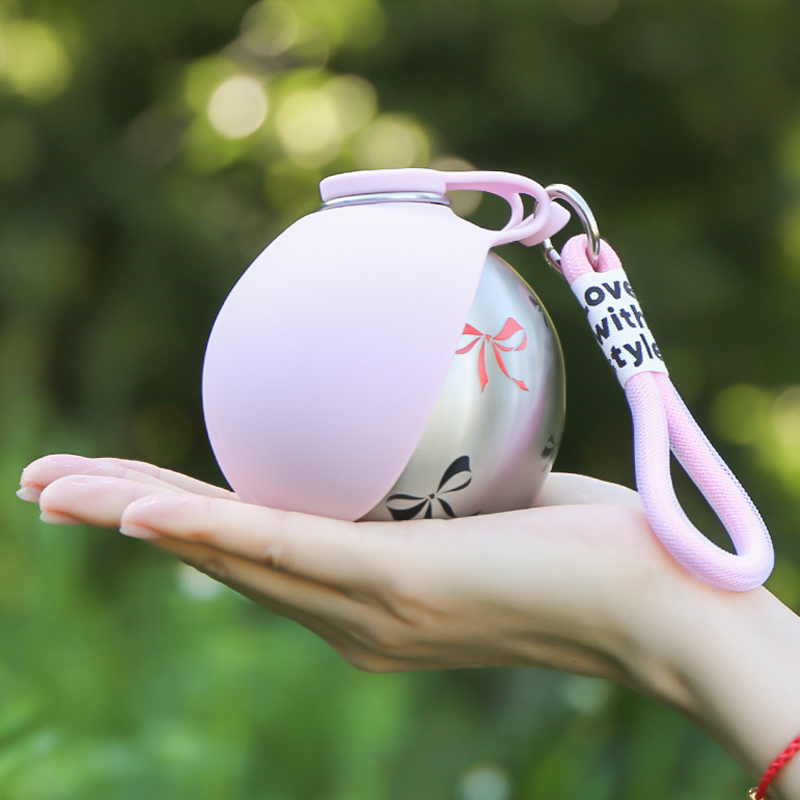 🐾💧 -50% ! 🎒 Bouteille d'Eau Pliable pour Animaux – Acier Inoxydable 304 & Silicone, 287 ml & Anti-Fuite.