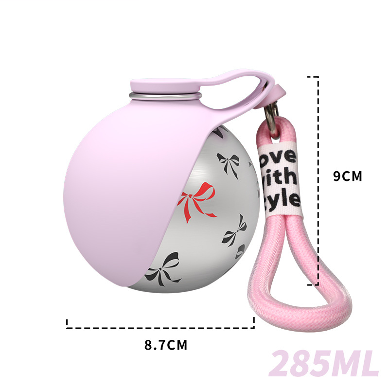 🐾💧 -50% ! 🎒 Bouteille d'Eau Pliable pour Animaux – Acier Inoxydable 304 & Silicone, 287 ml & Anti-Fuite.
