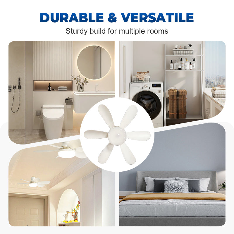 💡 Ventilateur plafond avec lumière – Fraîcheur et confort 2-en-1