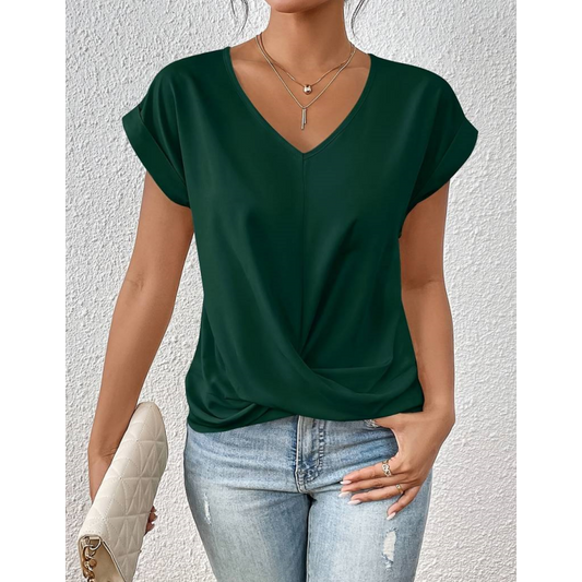 💐50% DE RÉDUCTION ! T-shirt Femme Coupe Classique – Séchage Rapide & Confort 💨🌞【Offre Spéciale】