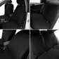 🚗 -50% ! 🛞 Kit de Housses de Siège Auto Motif Bande de Roulement – Polyester – Respirant & Universel pour Voiture, Camion et SUV – 2 ou 5 Places 🧵