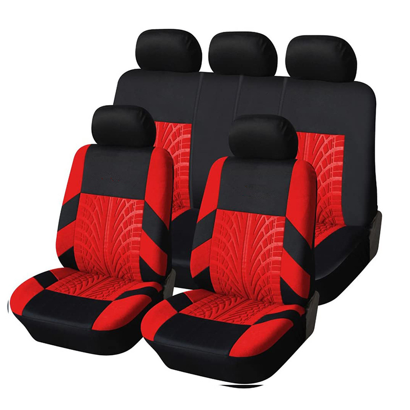 🚗 -50% ! 🛞 Kit de Housses de Siège Auto Motif Bande de Roulement – Polyester – Respirant & Universel pour Voiture, Camion et SUV – 2 ou 5 Places 🧵