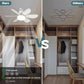 💨50 % de réduction💡Ventilateur suspendu portable 2-en-1 avec télécommande — Idéal pour la chambre, le bureau et les voyages🏠