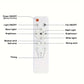💨50 % de réduction💡Ventilateur suspendu portable 2-en-1 avec télécommande — Idéal pour la chambre, le bureau et les voyages🏠