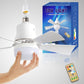 💨50 % de réduction💡Ventilateur suspendu portable 2-en-1 avec télécommande — Idéal pour la chambre, le bureau et les voyages🏠