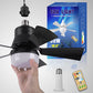 💨50 % de réduction💡Ventilateur suspendu portable 2-en-1 avec télécommande — Idéal pour la chambre, le bureau et les voyages🏠