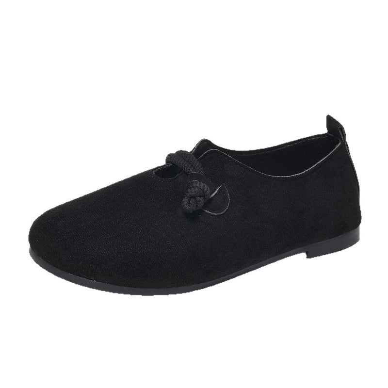 💐50% DE RÉDUCTION ! Ballerines à Enfiler en Simili-Suède – Confort Toute la Journée ☁️👣【Offre Limitée】