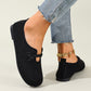 💐50% DE RÉDUCTION ! Ballerines à Enfiler en Simili-Suède – Confort Toute la Journée ☁️👣【Offre Limitée】