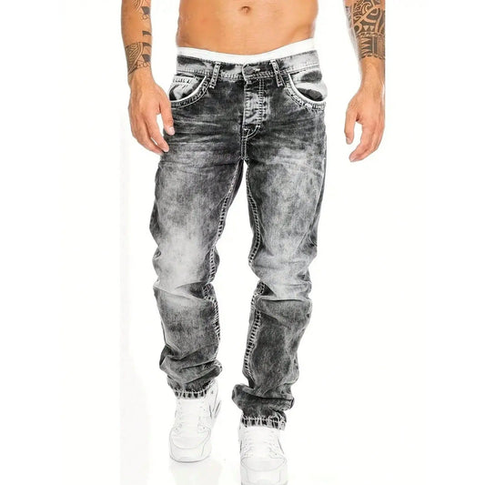 👖50% DE RÉDUCTION✨Jean Homme Extensible – Liberté de Mouvement au Quotidien🏃‍♂️