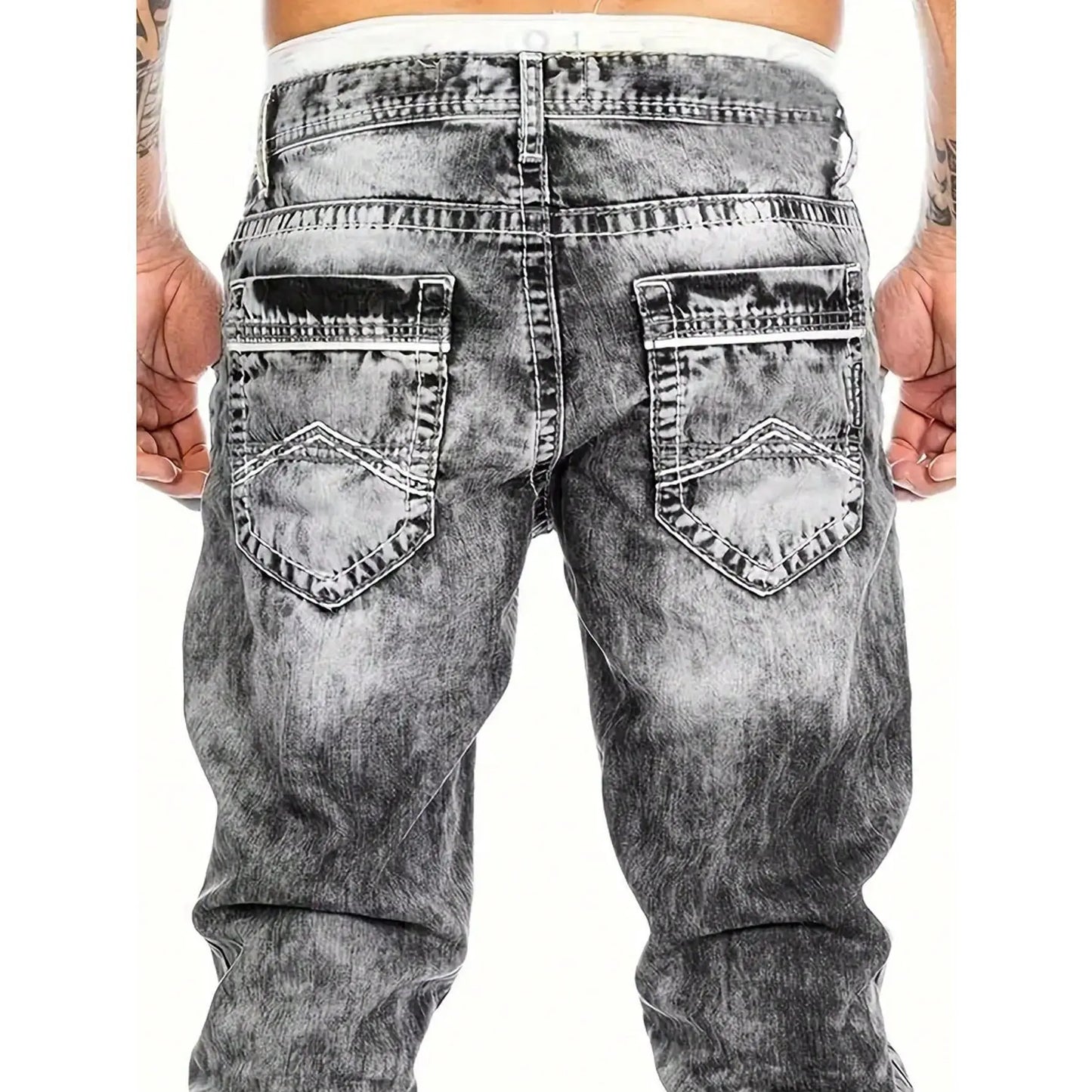 👖50% DE RÉDUCTION✨Jean Homme Extensible – Liberté de Mouvement au Quotidien🏃‍♂️