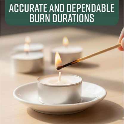 Long-Lasting 4-Hour Tea Light Candles