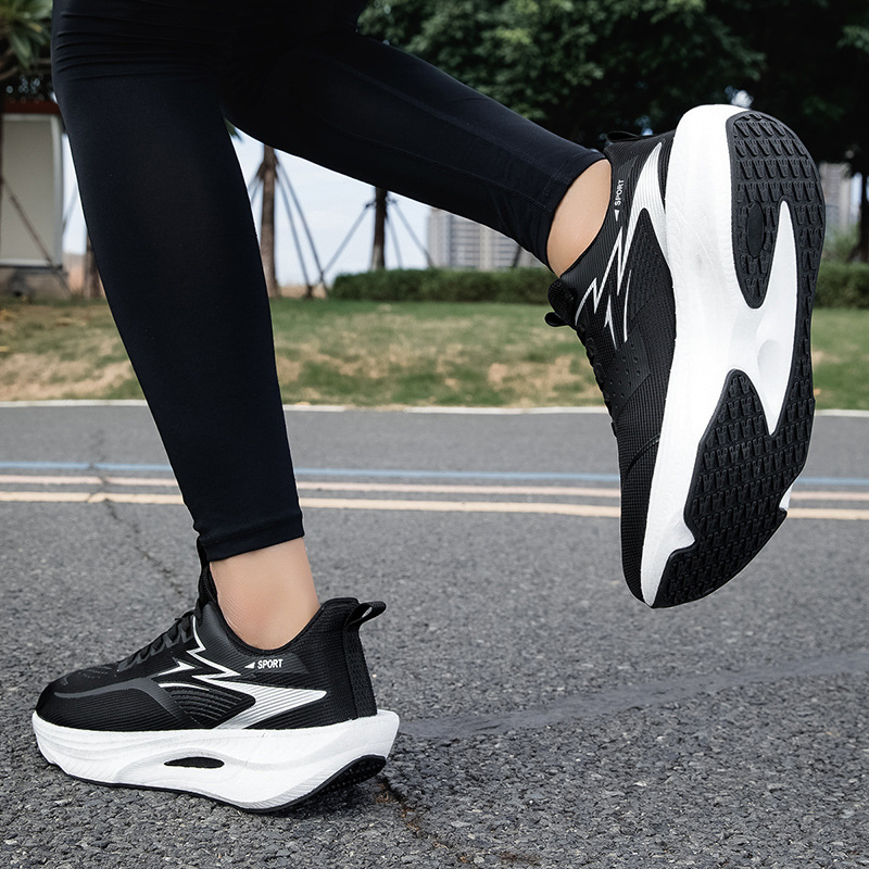 ⏰Semelle Épaisse Amortissante & Mesh Ultra-Léger pour Course & Marche