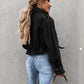 💎 PROMOTION ÉCLAIR - 50 % sur la veste à col montant et boutons-pression ! 💎 Ourlet ajustable par cordon et poches pratiques pour un look moderne et polyvalent ✨
