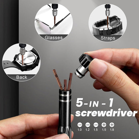 🕰️50 % DE RÉDUCTION !🔧 Kit d'outils pour la réparation professionnelle de montres – 13 en 1, outils de précision, idéal pour la réparation de montres et de lunettes 🛠️
